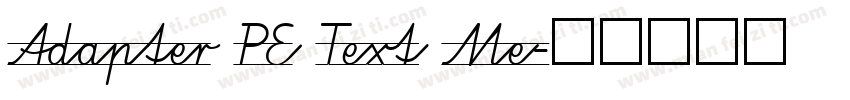 Adapter PE Text Me字体转换